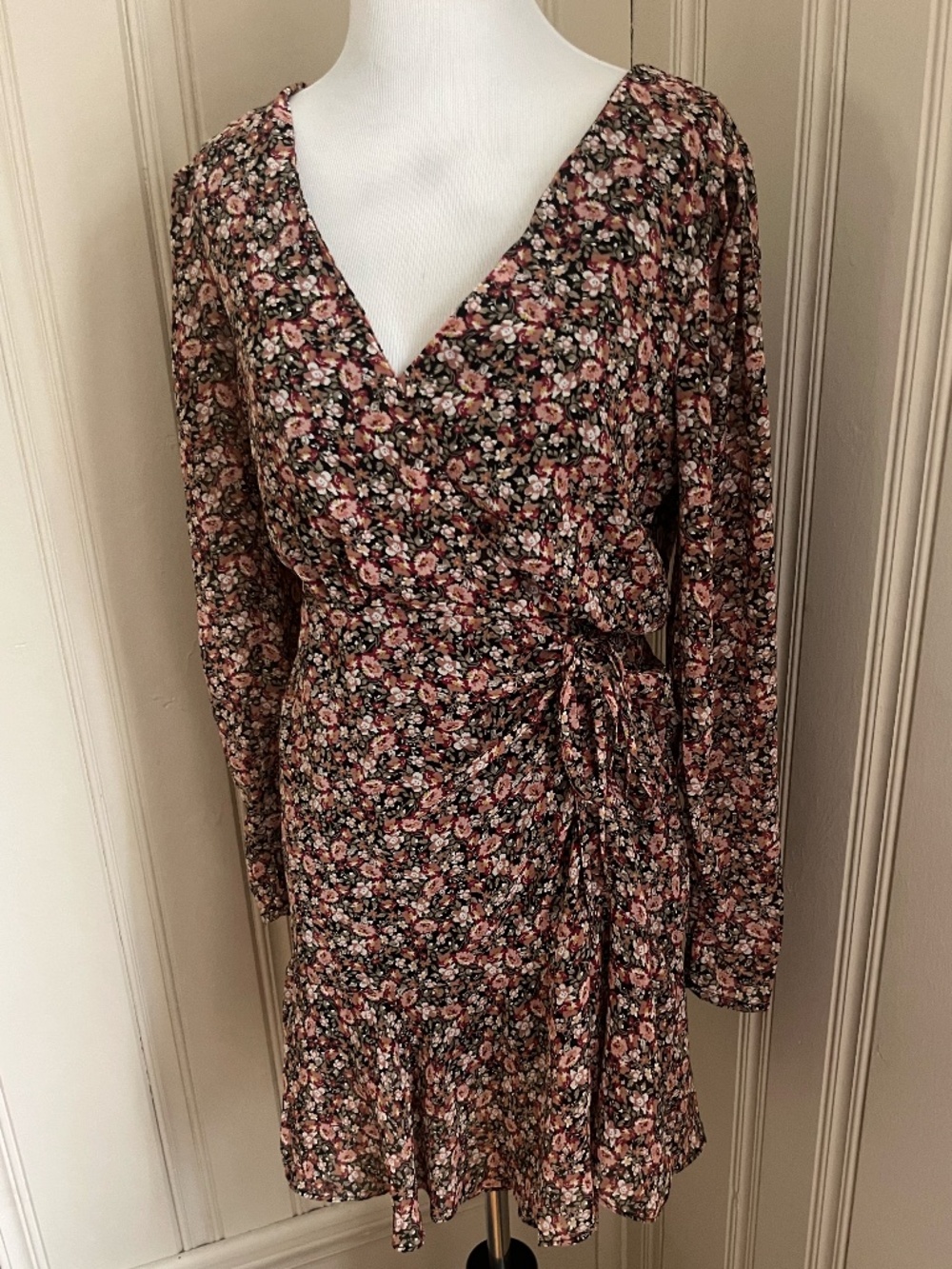 Dex Front Wrap Floral Dress